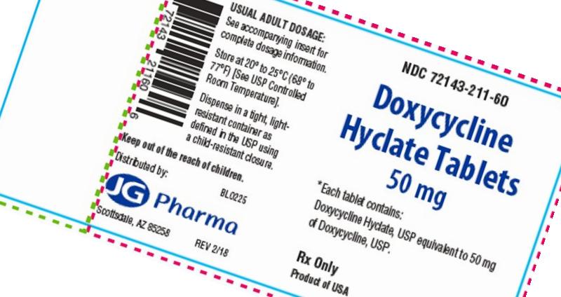 doxycycline hyclate tablets usp 100mg