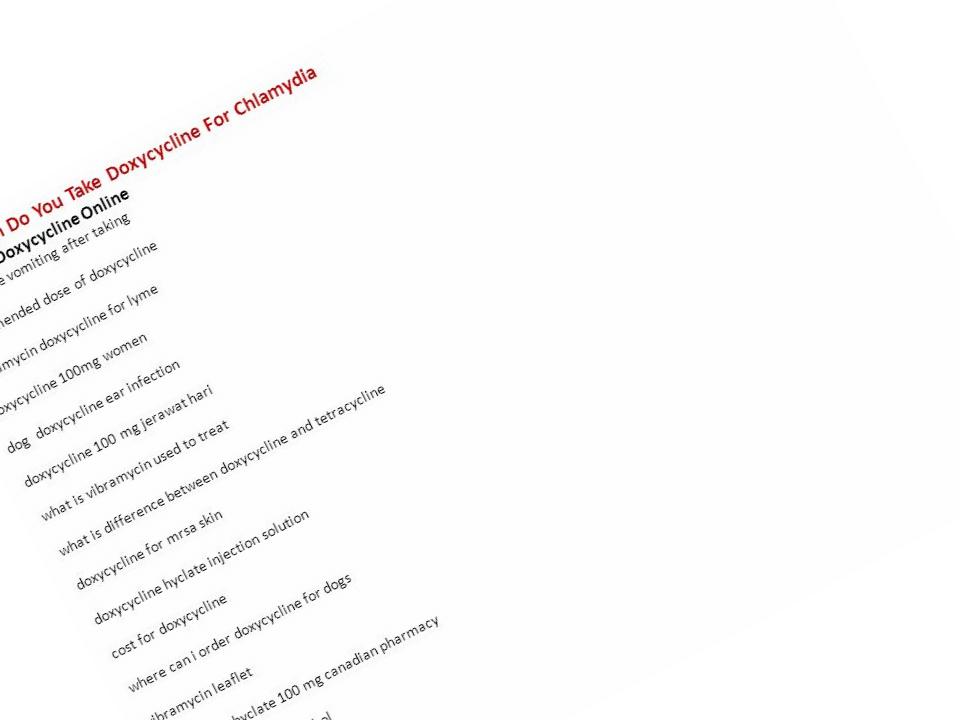 Purchase doxycycline online