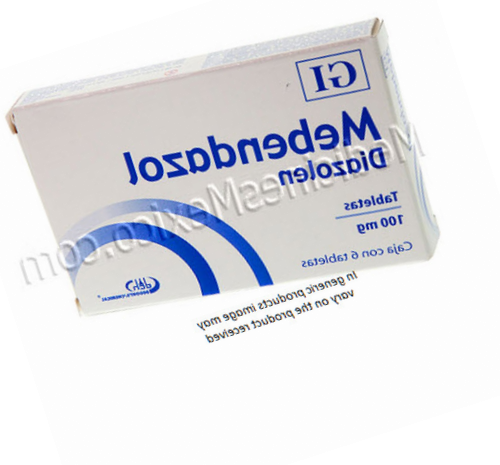 Vermox 100mg Mebendazole Tablets 6 Pack