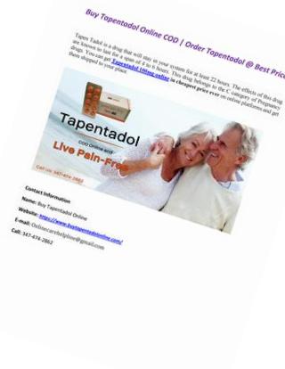 Tapentadol Cheapest