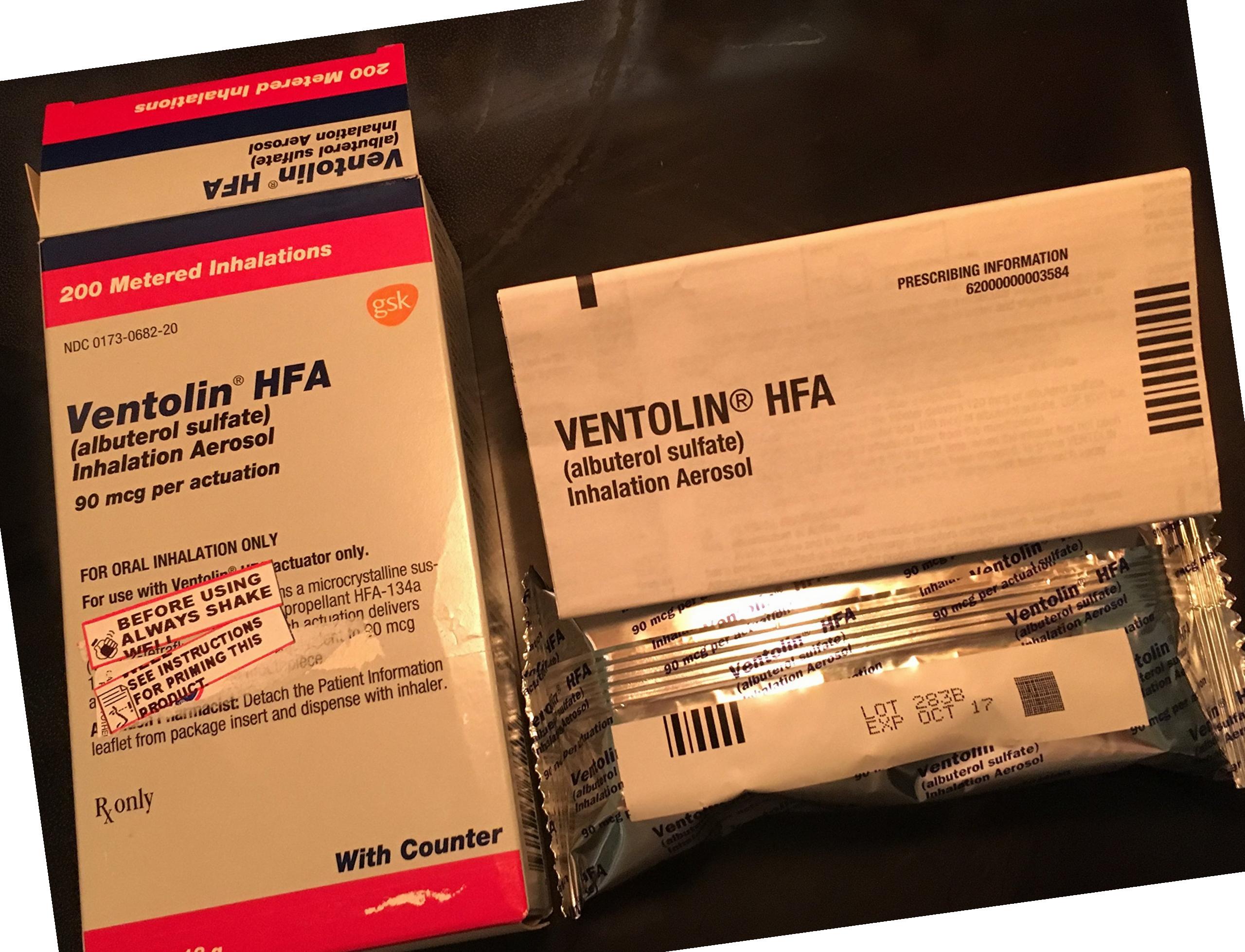 Cost of ventolin hfa inhaler