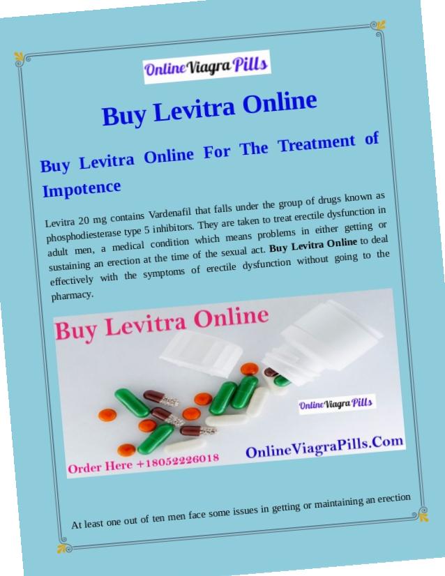 Buy levitra canada online